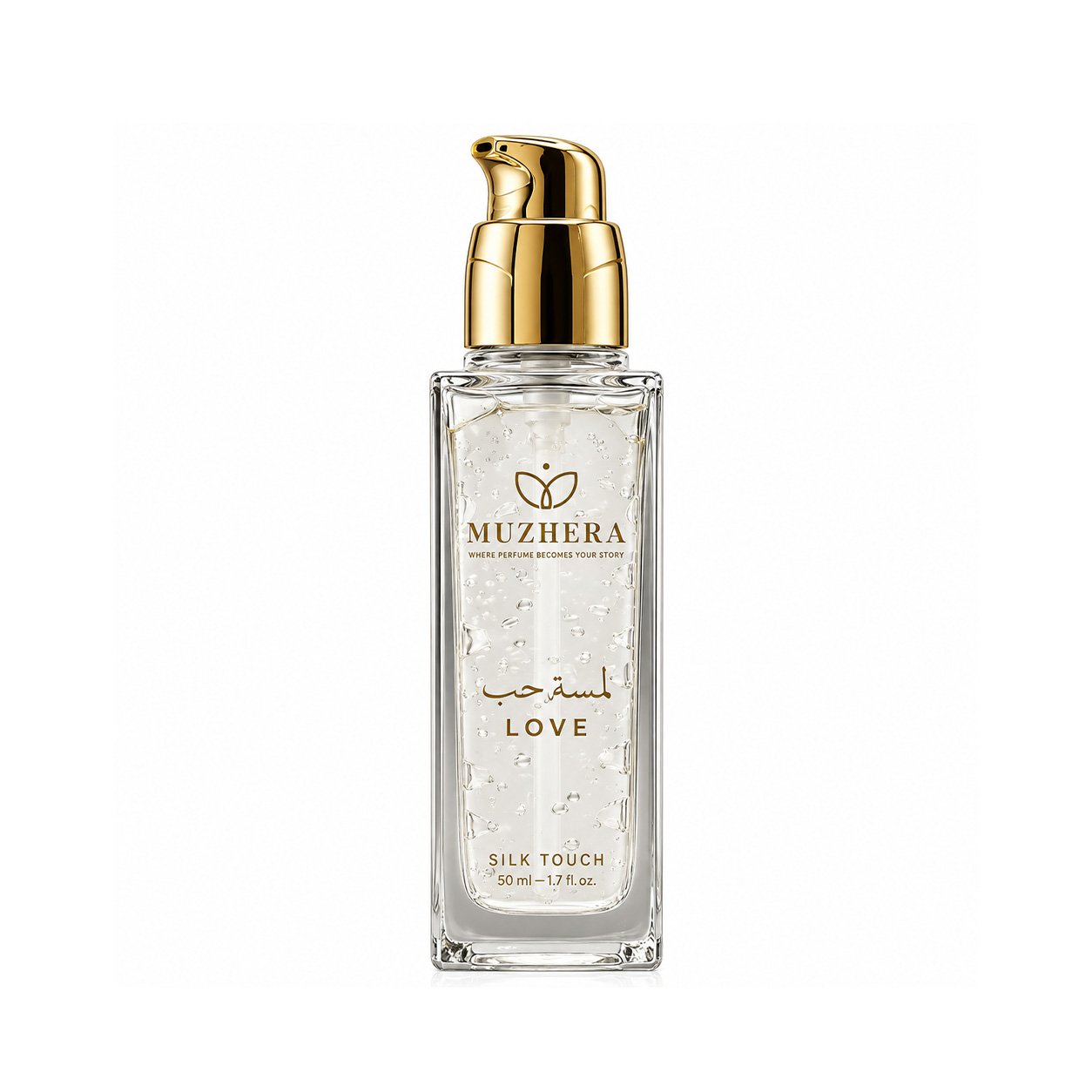 Love Silk Touch pump dispenser